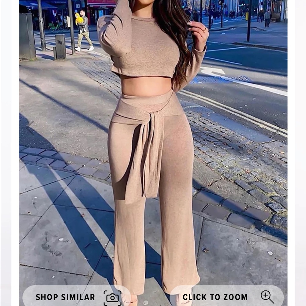 Net Night Pant Set
